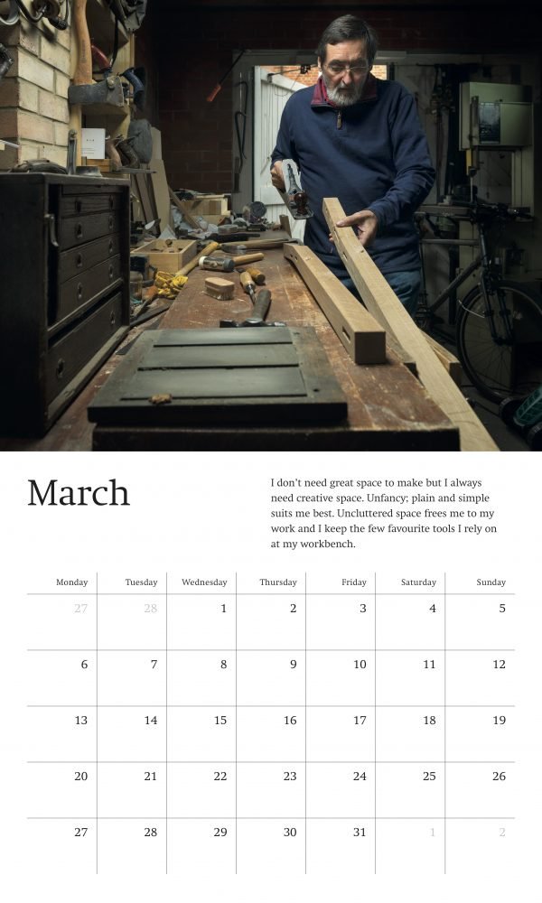 Wood, Woodworking & Trees Calendar 2017 - Rokesmith Limited
